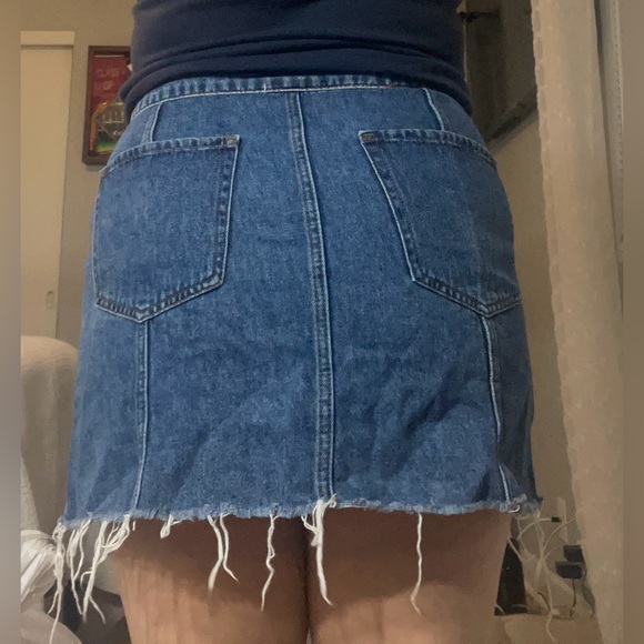 Aeropostale Button Up Denim Skirt - Picture 6 of 8